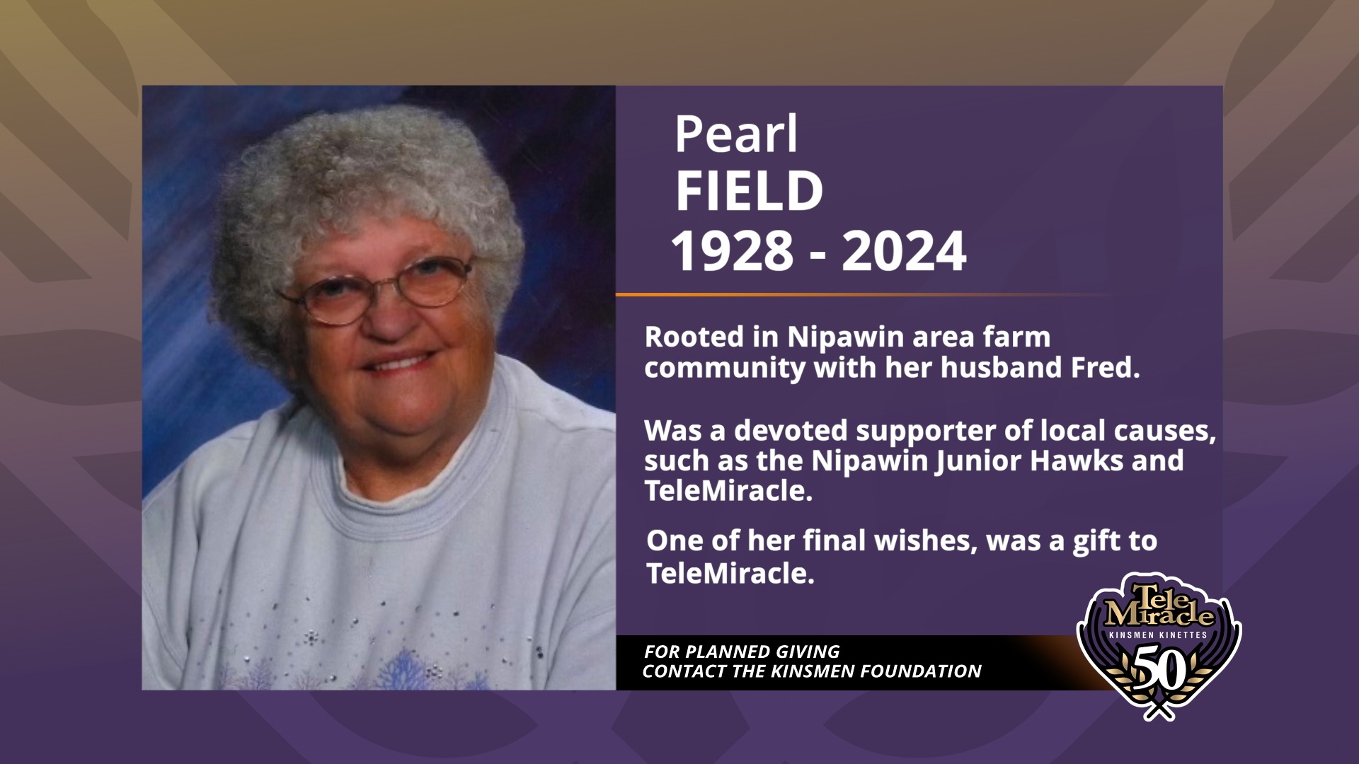 TM 50 Bequest Pearl Field Bio